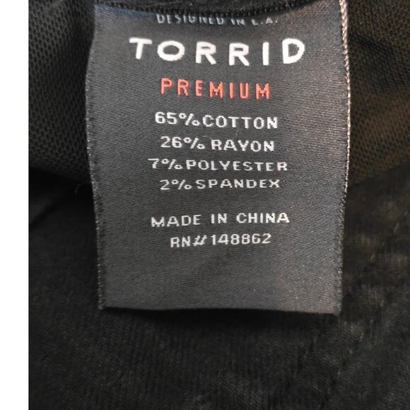Torrid Premium Black Closet Staple Women's Skinny Jeans 14R - Picture 4 of 4